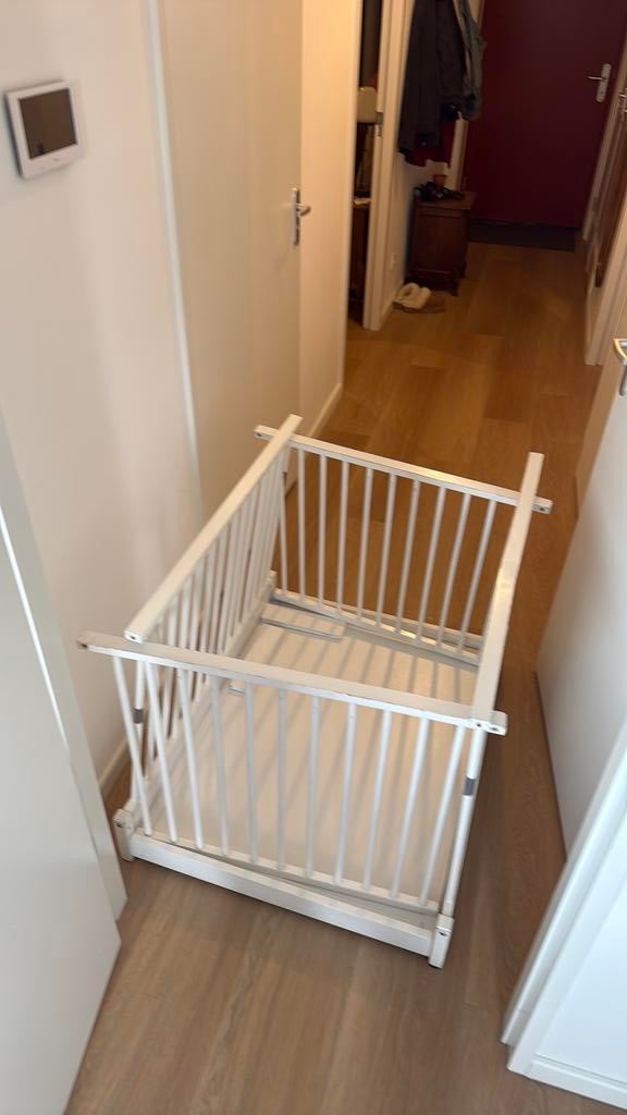 Babybox 78x96x64, Kinderen en Baby's, Traphekjes, Ophalen, Gebruikt, Klemhekje, Hout