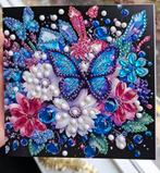 Gemaakte vlinder Daimend painting kaart, Hobby en Vrije tijd, Overige Hobby en Vrije tijd, Ophalen of Verzenden, Nieuw