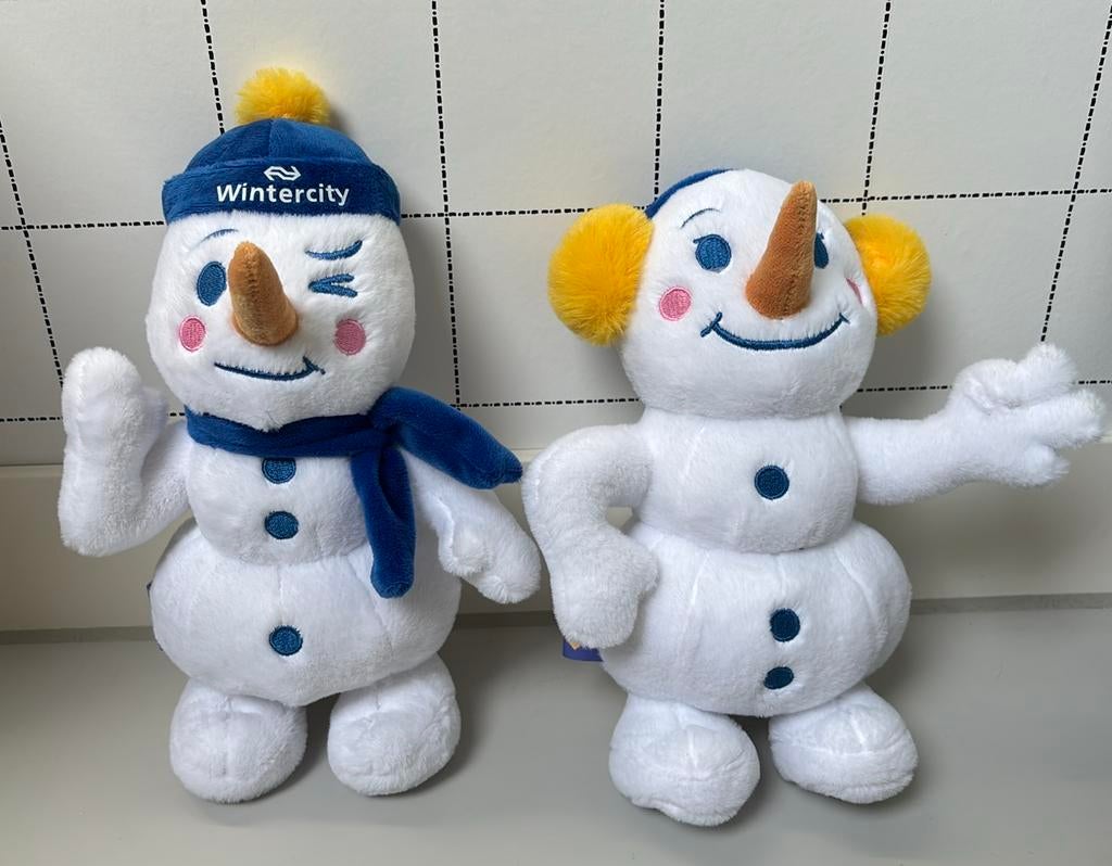 NS sneeuwpop knuffel nieuw, Ophalen of Verzenden, Nieuw, Overige typen