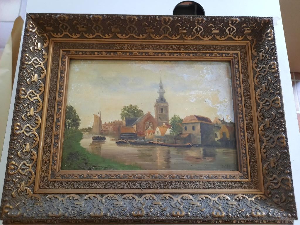 Olieverf schilderij, Ophalen