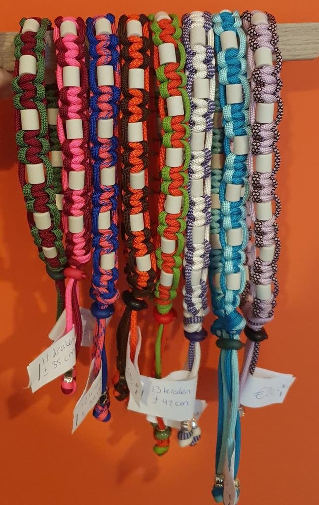 Natuurlijke tekenband hond, Ophalen of Verzenden