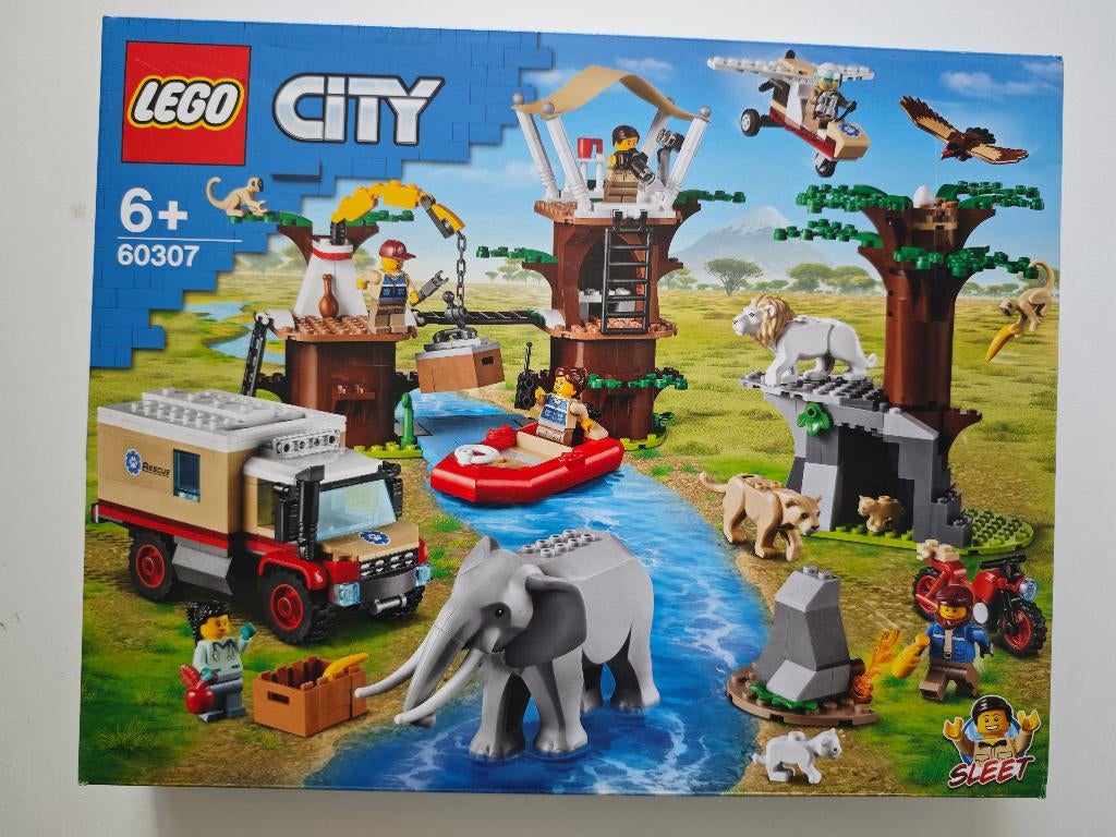 60307 Lego City Wildlife Rescue Camp, Lego, Nieuw, Ophalen of Verzenden, Complete set
