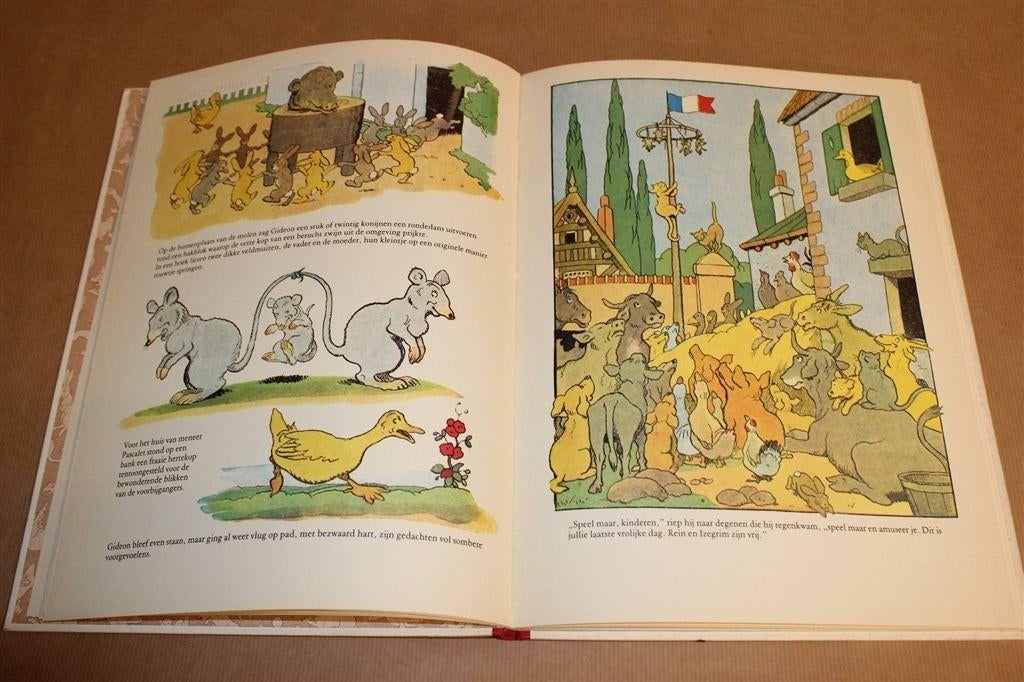 Benjamin Rabier: Gideon in het Bos — Vintage Prentenboek, Ophalen of Verzenden, Gelezen