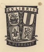 0187 Ex Libris Nederland : Nico Bulder, 1945, Verzenden