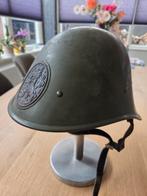 Originele M34 helm Nederlandse leger WO2, Verzamelen, Ophalen of Verzenden, Nederland, Helm of Baret