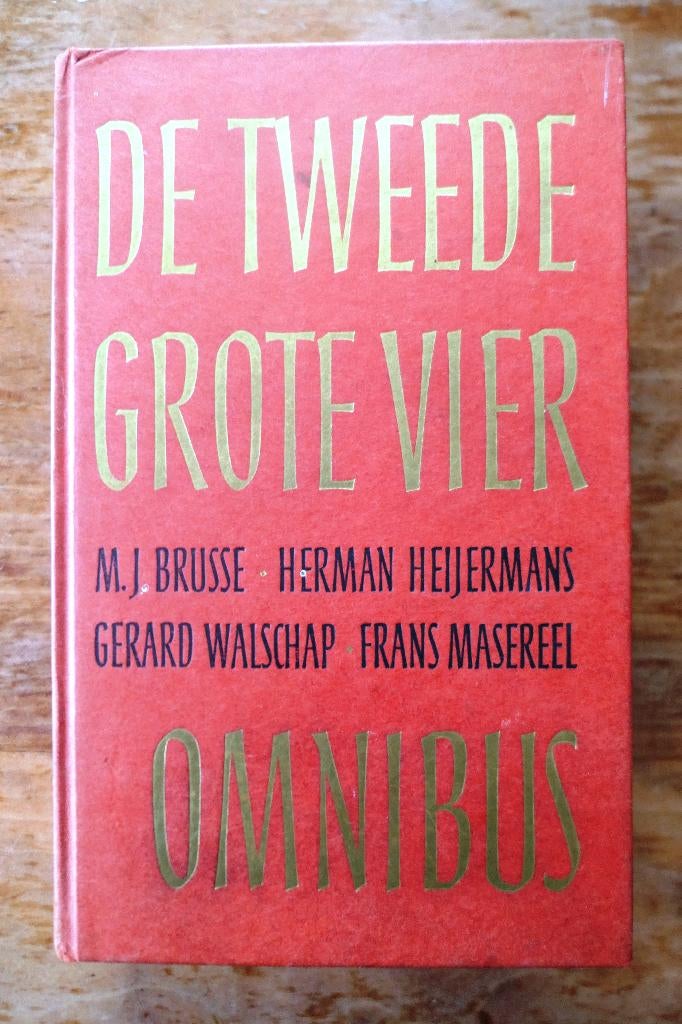 De Tweede Grote Vier Omnibus: Brusse Heijermans Walschap Mas, Gelezen, Ophalen of Verzenden, Nederland, Marie J. Brusse, H. Heijermans, G. Walschap, Fr. Masereel