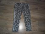 AAIKO Zwart/Witte Driekwart Met Zebra Print Maat M, Maat 38/40 (M), Aaiko, Zwart, Ophalen of Verzenden