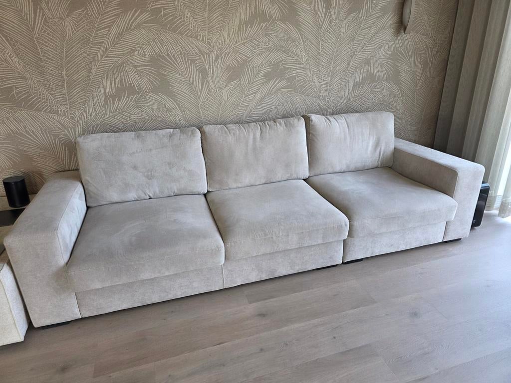 Urban sofa bankstel .met voeten bank en fauteuil.als nieuw ., Ophalen of Verzenden, Zo goed als nieuw