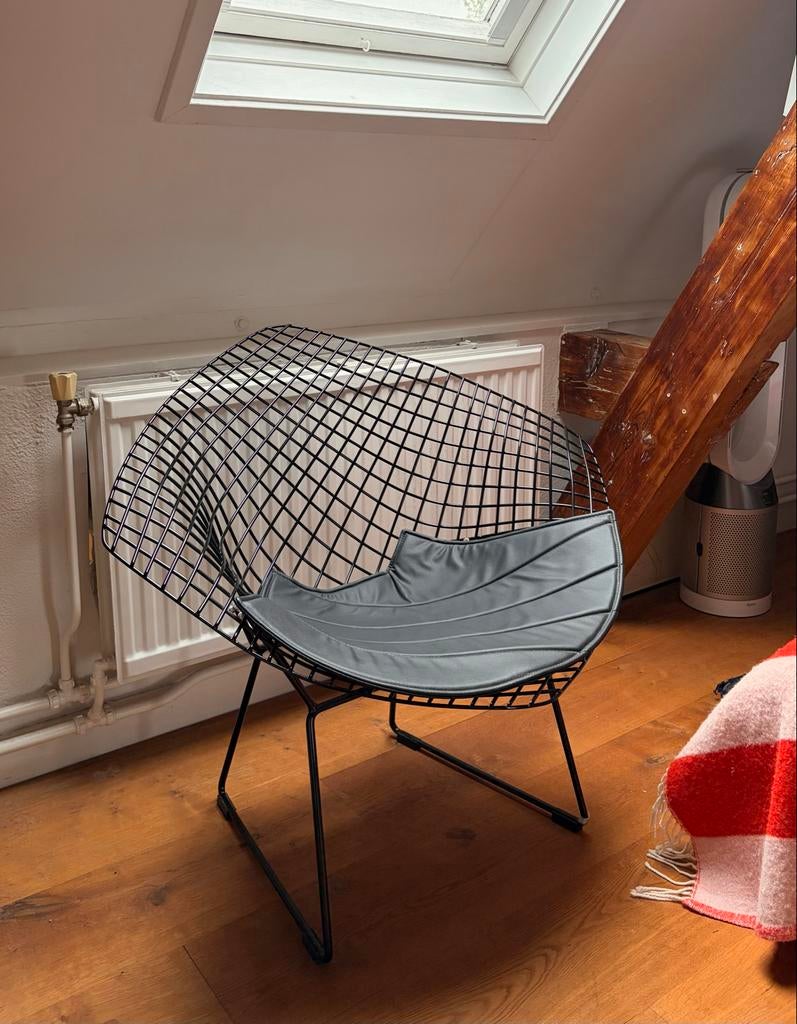 Diamond Chair, Huis en Inrichting, Stoelen, Ophalen, Zwart, Zo goed als nieuw, Metaal