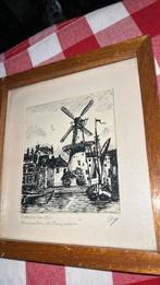 Molen de korenmolen de Oranjeboom, Antiek en Kunst, Ophalen of Verzenden