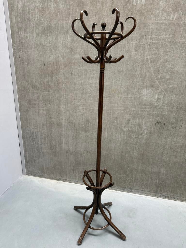 Vintage Staande Bistro Kapstok Thonet Stijl, Ophalen, Gebruikt, X, Staande kapstok