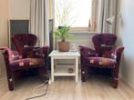 Twee authentieke Leolux fauteuils, Ophalen, Gebruikt, Stof, 75 tot 100 cm
