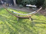 Hardhouten hangmat standaard, Tuin en Terras, Hangmatten, Gebruikt, Ophalen of Verzenden, Met standaard, Eenpersoons