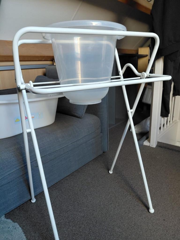 Tubby Tub Standaard en bak, Ophalen, Tummy Tub, Zo goed als nieuw, Bébé-jou