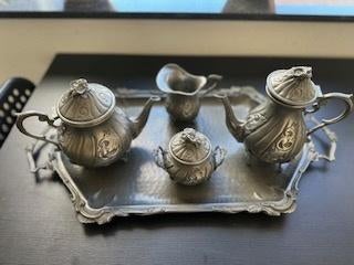 Diverse tinnen antieke voorwerpen, Ophalen of Verzenden