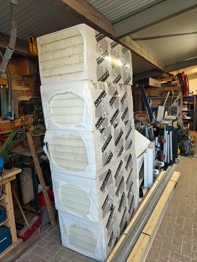 PIR isolatieplaten 50, 70 en 80mm - Nieuw tweezijdig alu, Doe-het-zelf en Verbouw, Isolatie en Afdichting, Ophalen