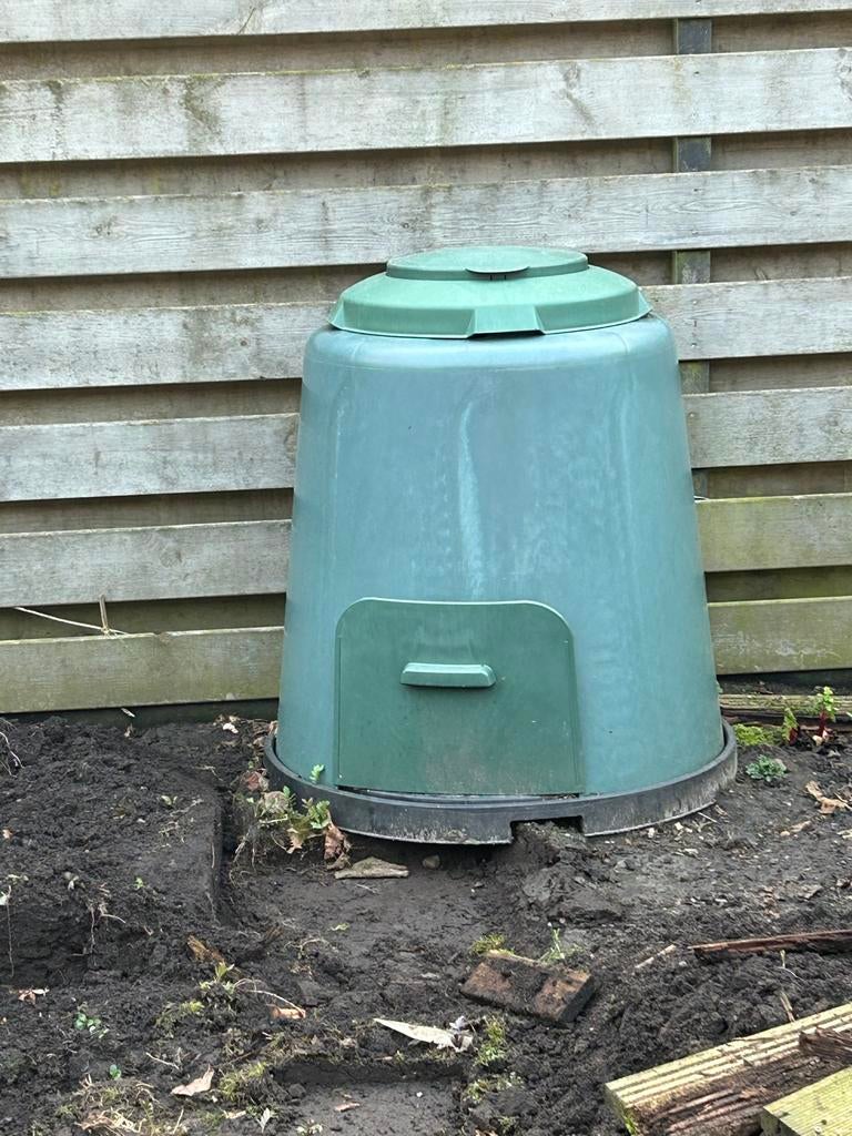 Compostbak gratis af te halen, Ophalen, Gebruikt