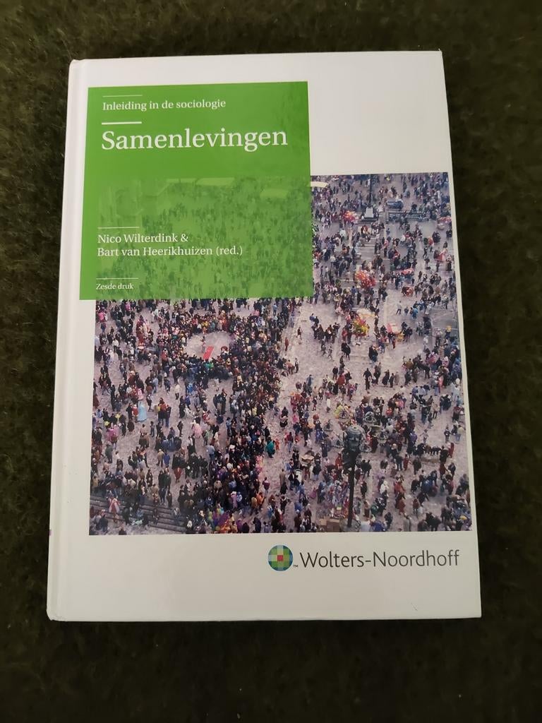 Samenlevingen Inleiding in de sociologie Zesde druk, Boeken, Ophalen of Verzenden, Zo goed als nieuw