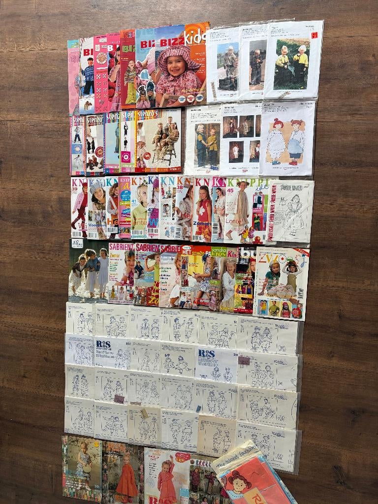 Kledingpatronen Baby en Kind Mt:62 t/m 170, Ophalen, Overige typen, Kind, Nieuw