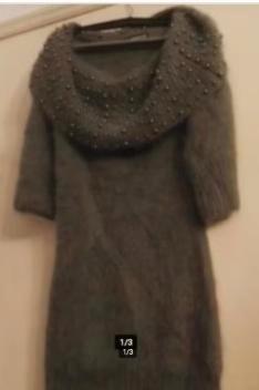 nog nieuw SUPERSTAR Lange Trui ANGORA 70% Wol Grijs XS 34, Kleding | Dames, Truien en Vesten, Nieuw, Maat 34 (XS) of kleiner, Grijs