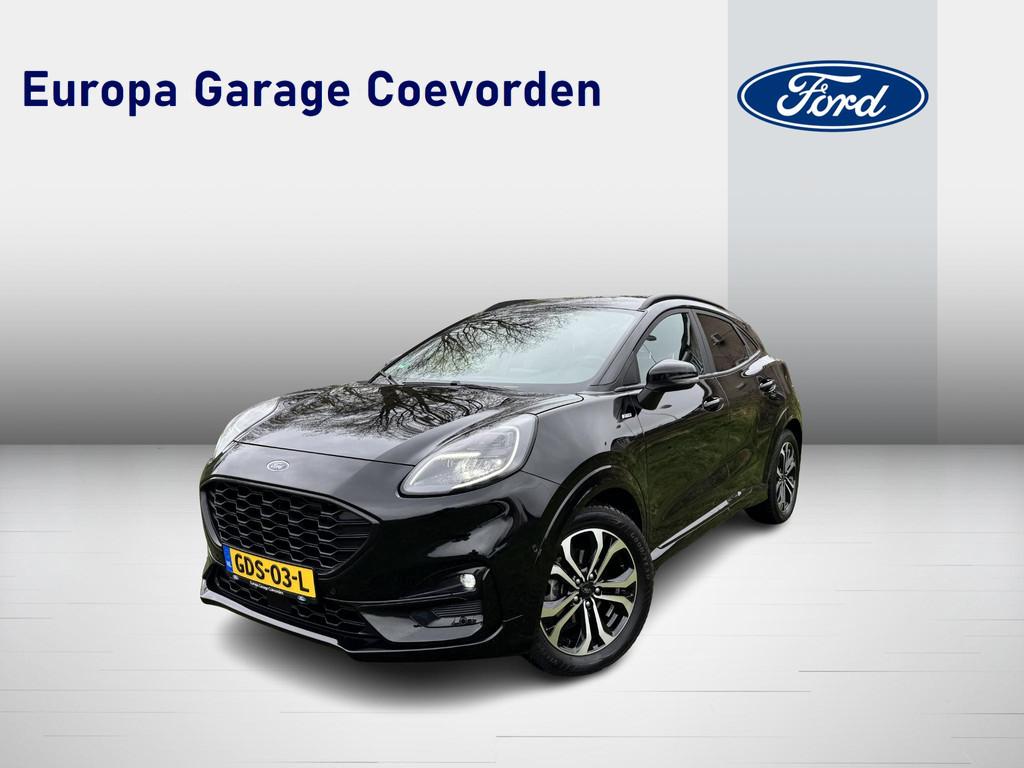 Ford Puma 1.0 EB 125PK Hybrid ST-Line X | ELEK. KLEP | BLIS, Voorwielaandrijving, 125 pk, Euro 6, Leder en Stof