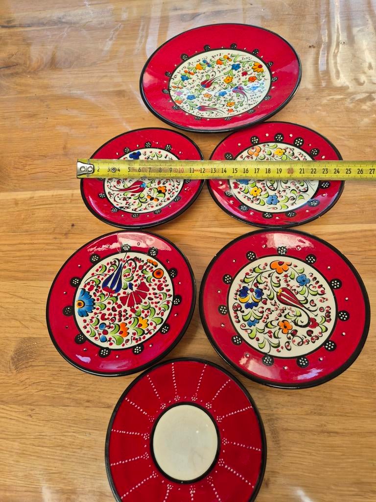 Turkish  bowls , handgeschilderd, Ophalen of Verzenden