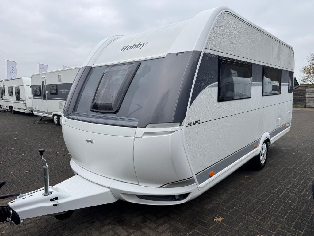 Hobby de Luxe 460 SL 2026 | Enkele bedden, Caravans en Kamperen, Caravans, Hobby, Schokbreker, Bedrijf, Tot en met 3