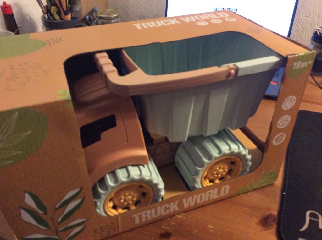 Truckworld grote Dump Truck. vanaf 18 maanden. Nieuw, Ophalen of Verzenden, Nieuw