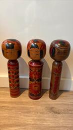 Vintage grote Kokeshi poppen Japan, Ophalen of Verzenden