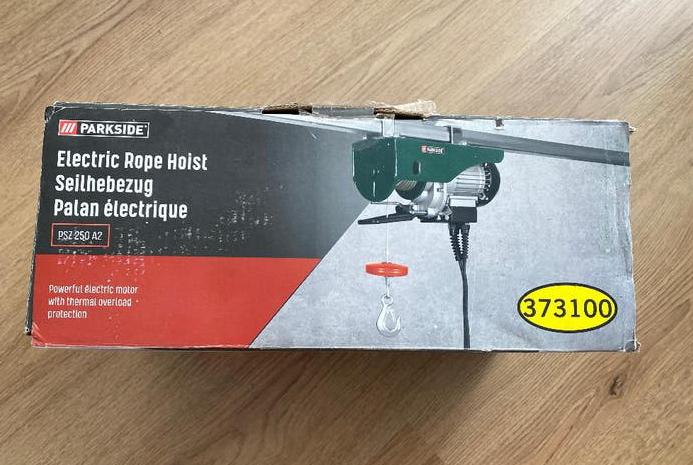 Nieuw Parkside takel, Doe-het-zelf en Verbouw, Lieren en Takels, Ophalen, Nieuw, Elektrisch