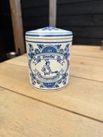 Vintage Goudse Stroopwafels Delfts Blauw Pot, Ophalen of Verzenden