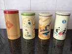 4 Vintage Beschuitbussen: Bolletje, Hooimeijer, Trufstra, H, Ophalen of Verzenden, Gebruikt, Beschuit, Bolletje