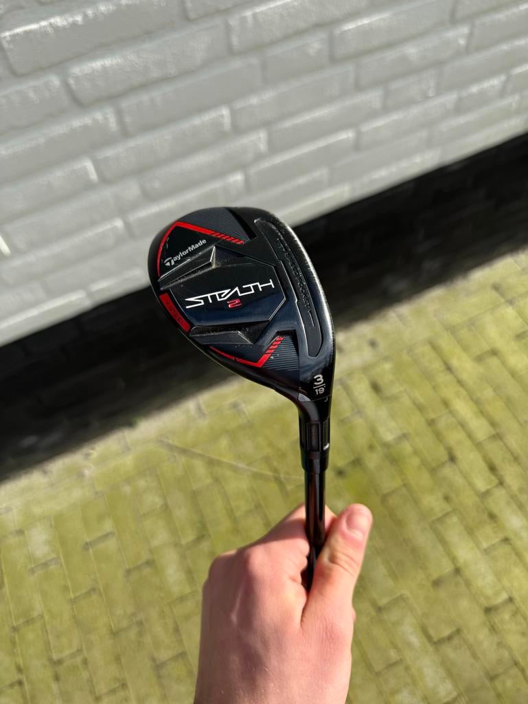 Taylormade Stealth 2 Hybride 3 Stiff, Ophalen of Verzenden, Gebruikt, Club, Overige merken