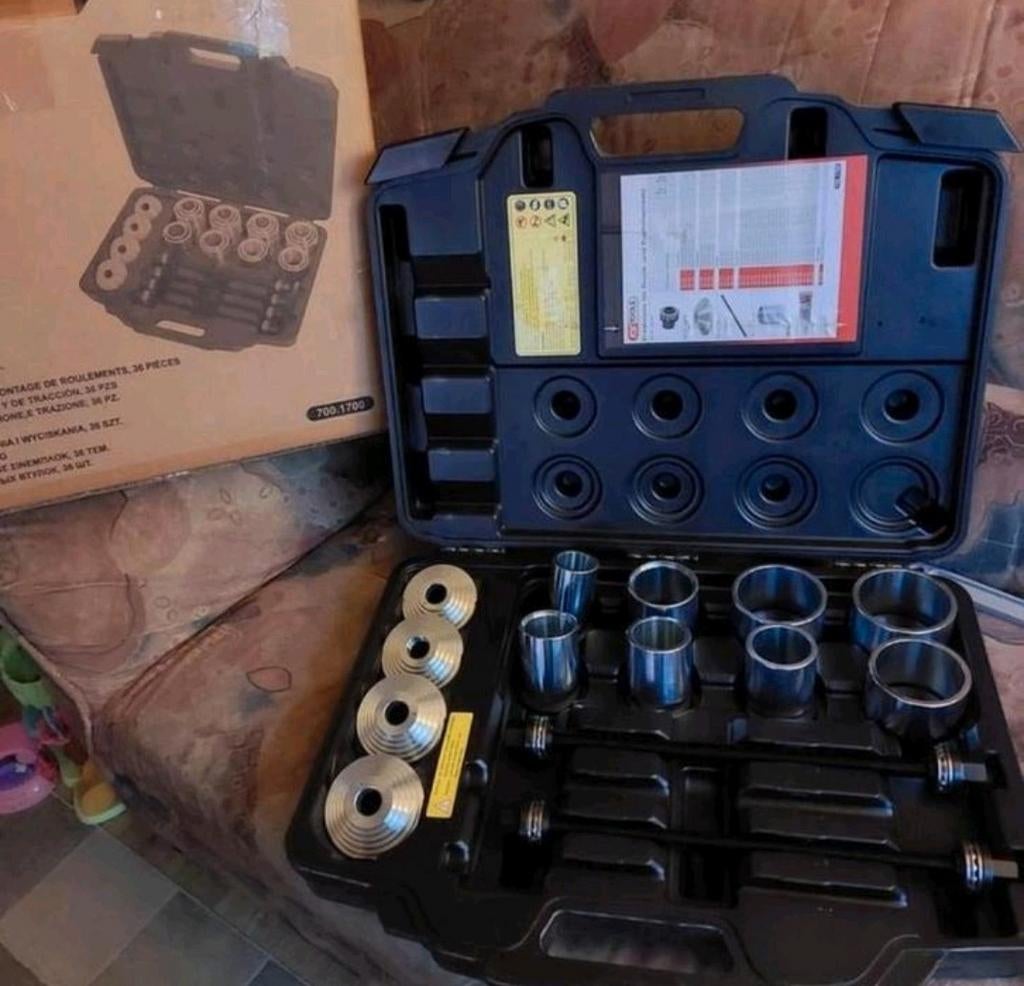 Pers en trekbussenset ks tools 20delig 700.1700 (NIEUW)., Ophalen of Verzenden, Nieuw