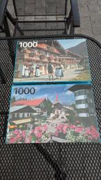 Twee puzzels 1000 stukjes Osterhofen / Tirol Puzzle nieuw, Ophalen of Verzenden, 500 t/m 1500 stukjes, Nieuw