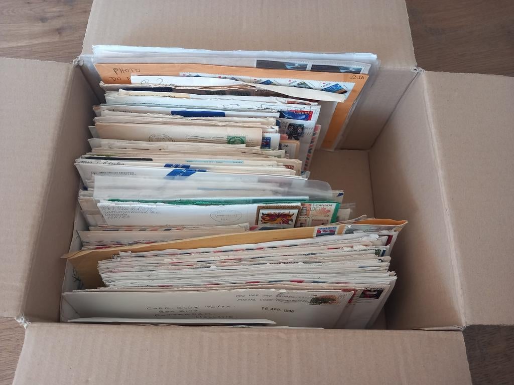 Canada grote verz. / partij brieven & postwaardestukken, Ophalen of Verzenden, Buitenland