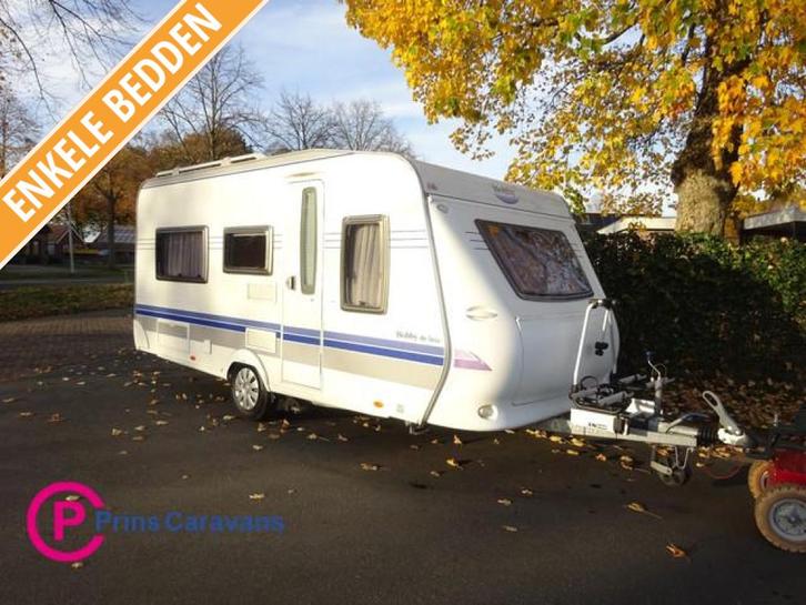 Hobby De luxe Easy 460 LU, Caravans en Kamperen, Caravans, Bedrijf, tot en met 4, 1000 - 1250 kg, Rondzit, Hobby, 2 aparte bedden