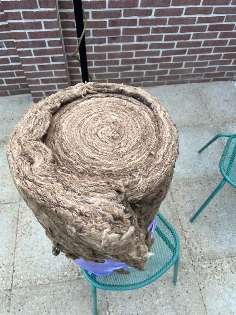 Gratis - Knauf Glaswol isolatie 160mm - bijna hele rol, Ophalen, 12 cm of meer, Nieuw, Minder dan 5 m²