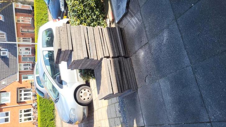 Tuintegels, Tuin en Terras, Tegels en Klinkers, Gebruikt, Terrastegels, Beton, Ophalen of Verzenden