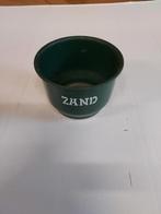 Groen emaille bakje ( zand) onderdeel van zand.zeep en soda, Ophalen of Verzenden