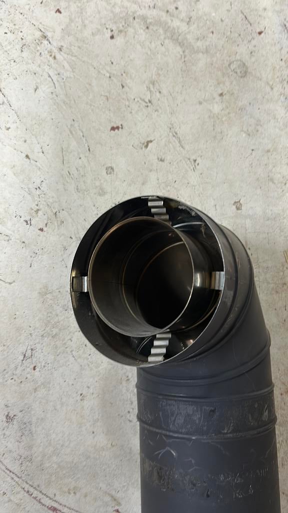 Concentrische pijp gashaard 150mm, Ophalen, Zo goed als nieuw, Gashaard