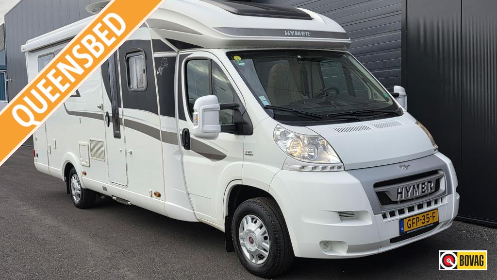 Hymer Tramp CL 698, Caravans en Kamperen, Campers, Luifel, Ringverwarming, Fiat, Bedrijf