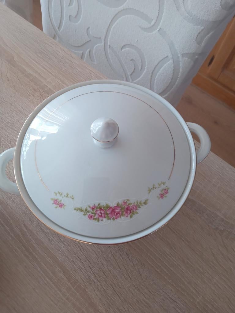 2x Antieke Soepterrine met Deksel - Bareuther Bavaria, Antiek en Kunst, Ophalen