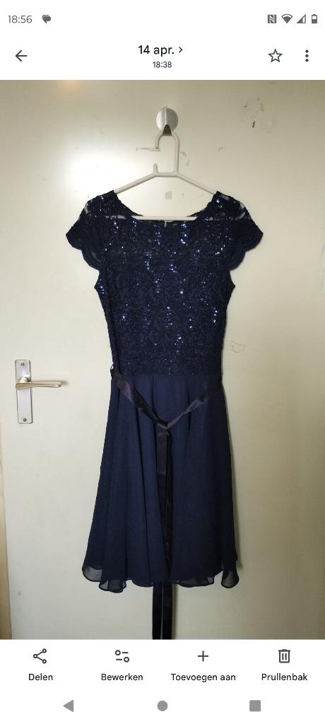 Swing/ cocktailjurk maat 38 donkerblauw, Kleding | Dames, Gelegenheidskleding, Maat 38/40 (M), Blauw, Nieuw, Cocktailjurk