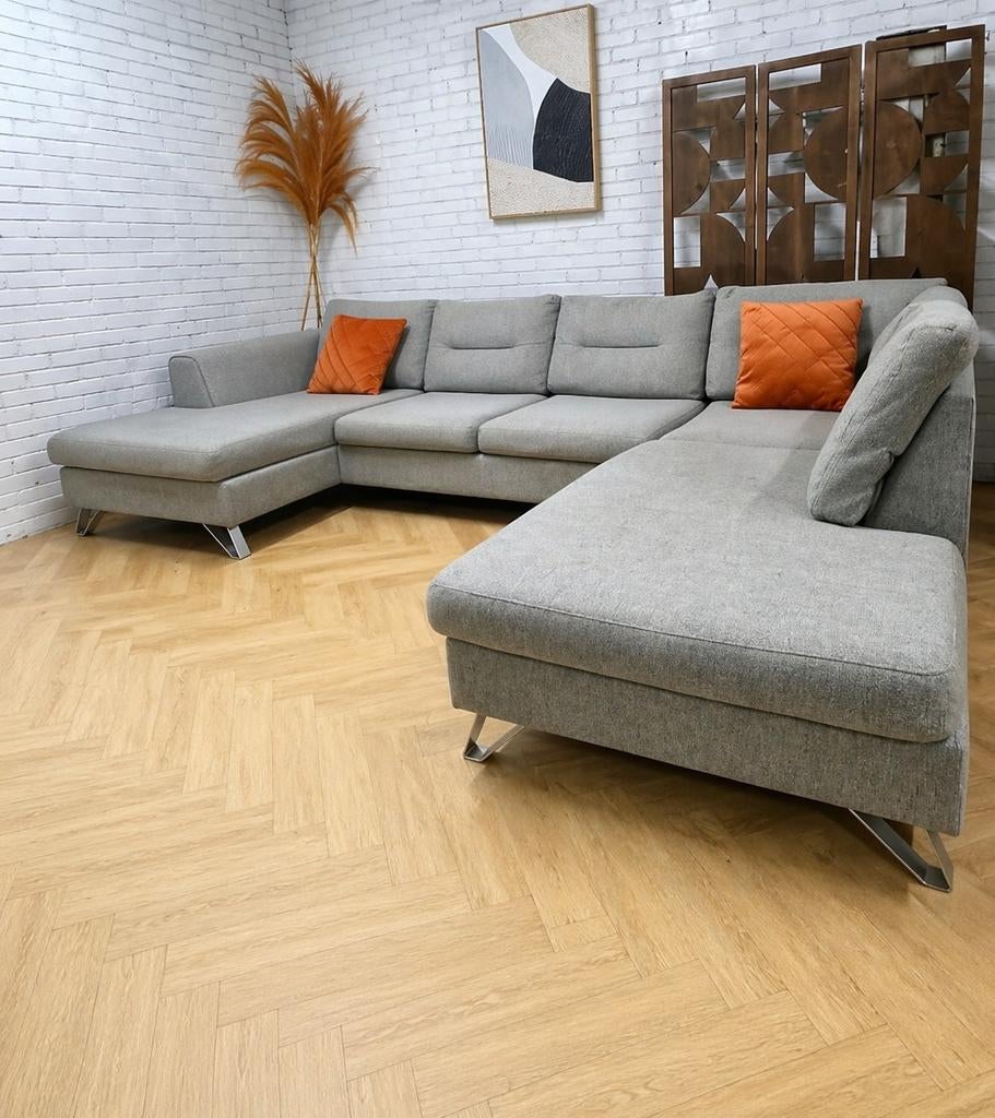 Hoekbank | Henders&Hazel | U bank, Huis en Inrichting, Banken | Bankstellen, Ophalen of Verzenden, Zo goed als nieuw, 150 cm of meer