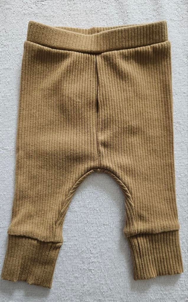 Prenatal ribbroekje bruin maat 50, Kinderen en Baby's, Babykleding | Maat 50, Broekje, Jongetje of Meisje, Ophalen of Verzenden