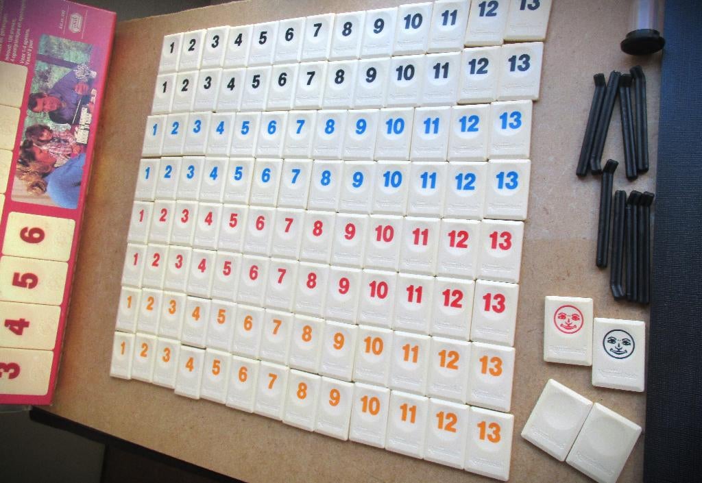 Rummikub~Rummikup~Rummicub~Rummicup~Grote stenen, Hobby en Vrije tijd, Een of twee spelers, Ophalen of Verzenden, Gebruikt, Goliath