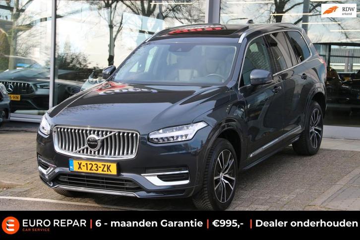 Volvo XC90 2.0 T8 Recharge AWD Business Pro PANO-DAK TREKHAA, Auto's, Volvo, Bedrijf, Te koop, XC90, 360° camera, 4x4, ABS, Achteruitrijcamera