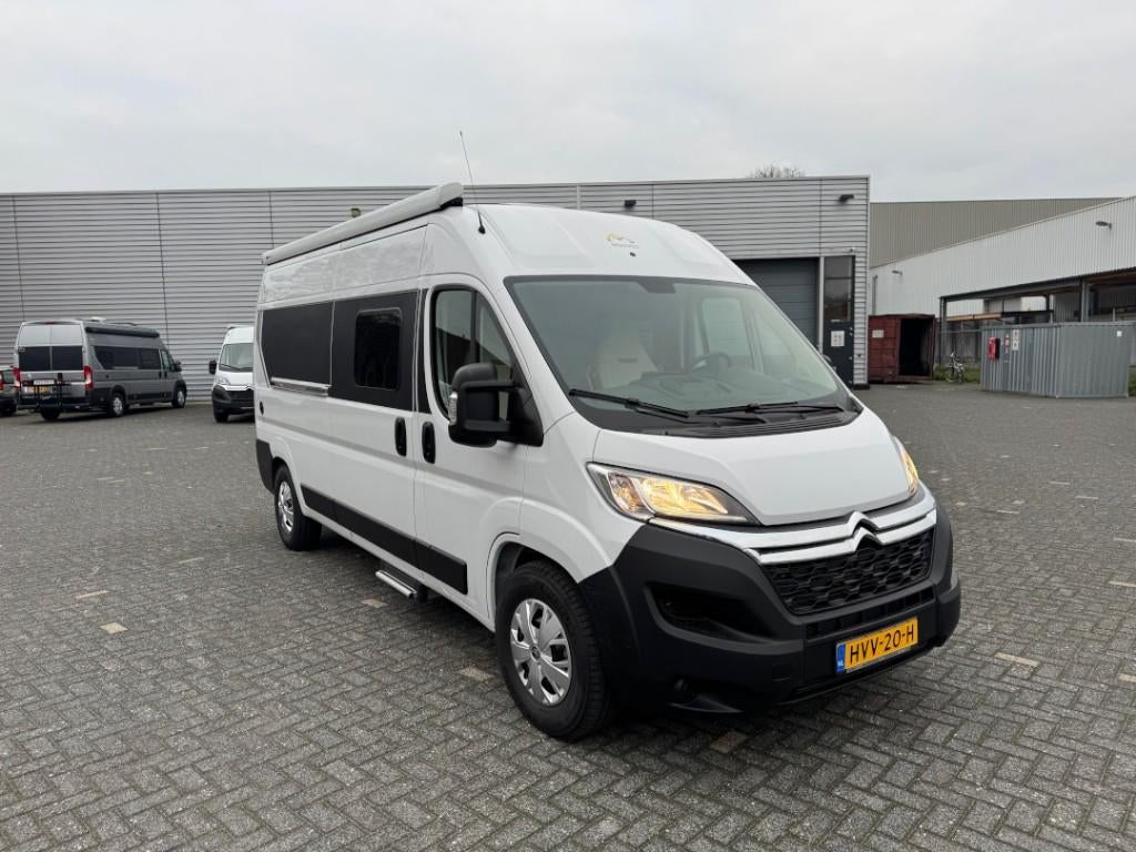 Mooveo, buscamper, 6m, bijna nieuw. 3000km, 1x gebruikt, Overige merken, Ringverwarming, Fiat, Luifel