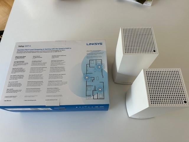 Linksys Velop WiFi 6 router, Computers en Software, Ophalen of Verzenden, Zo goed als nieuw, Router, Linksys